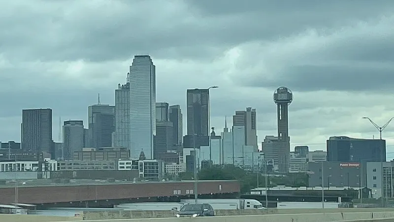 Downtown Dallas skyline on a clear day
